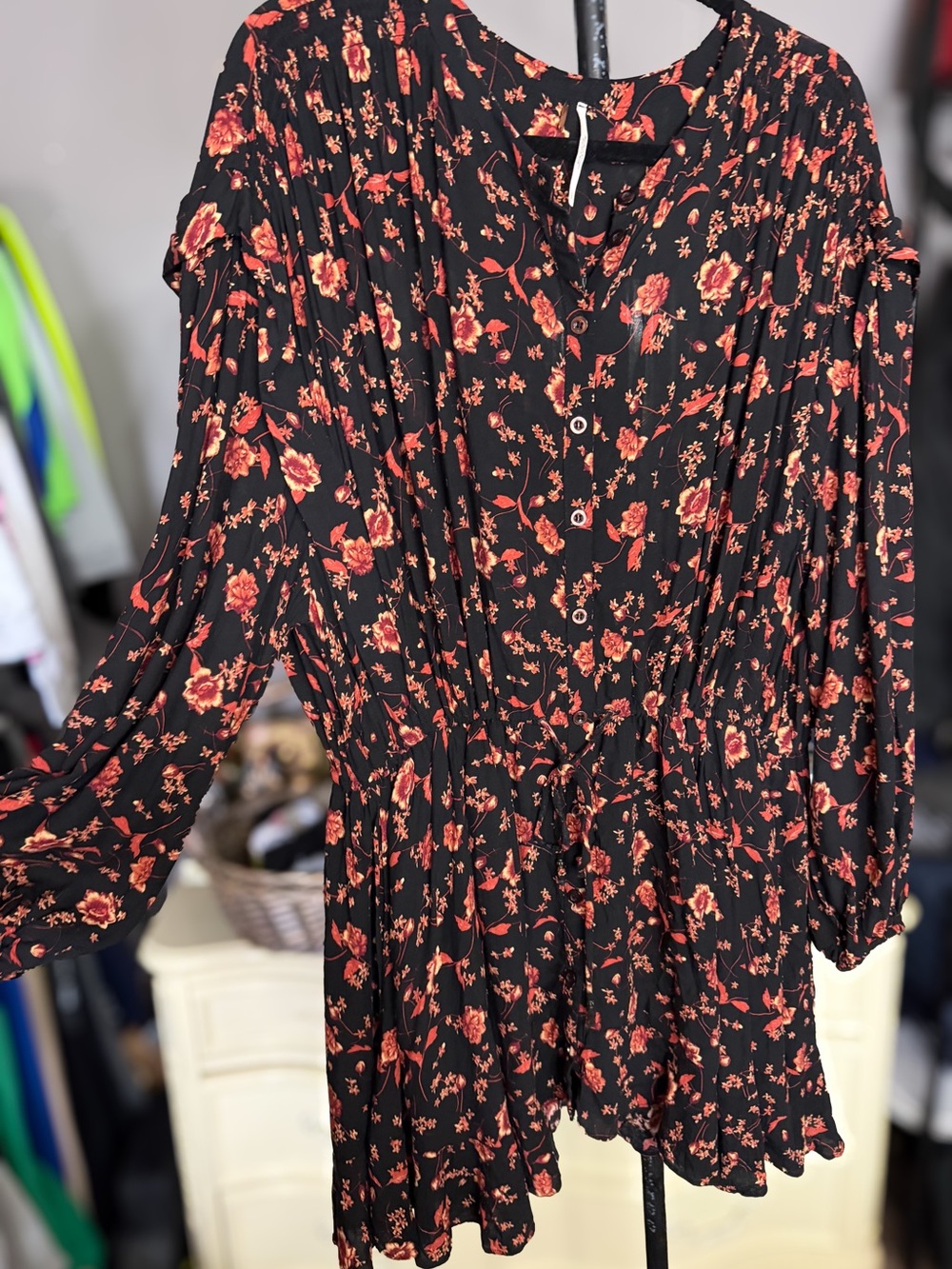 Free People Flower Fields Mini Dress
